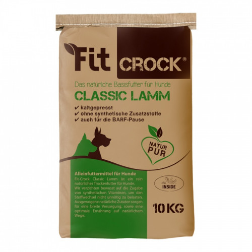 Za studena lisované krmivo cdVet Fit-Crock Classic 10 kg (velké kousky-granule) RAW