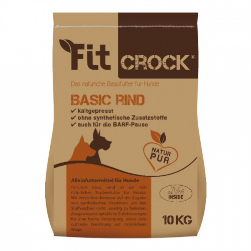 Za studena lisované krmivo cdVet Fit-Crock Basic 10 kg (velké kousky-granule) RAW