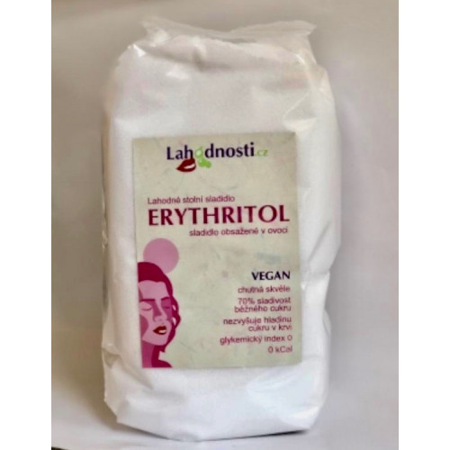 Erythritol - sladidlo obsažené v ovoci 1 kg
