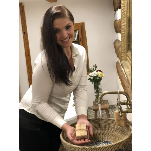 Vánoční balíček krásy 4.  - mýdlo a tuhý šampon s Irským mechem + Odsolený prášek z Irského mechu + šungit