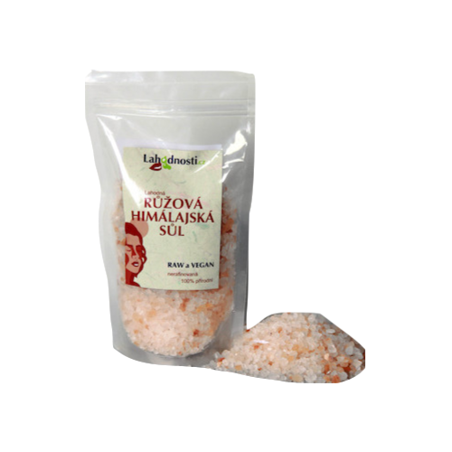 HIMALÁJSKÁ SŮL RŮŽOVÁ HRUBÁ, NERAFINOVANÁ 400G