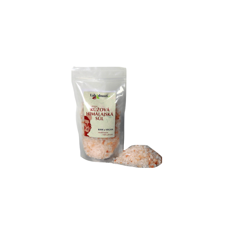 HIMALÁJSKÁ SŮL RŮŽOVÁ HRUBÁ, NERAFINOVANÁ 400G