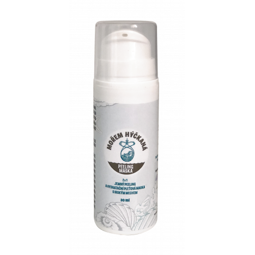 Mořem hýčkáná - 2 v 1 Jemný peeling a hydratační pleťová maska s Irským mechem 30ml