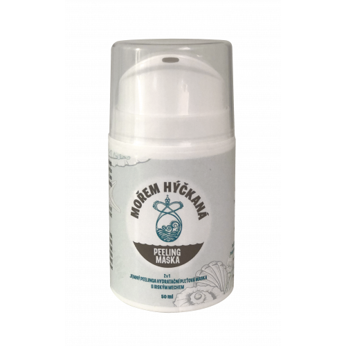 Mořem hýčkáná - 2 v 1 Jemný peeling a hydratační pleťová maska s Irským mechem 50ml