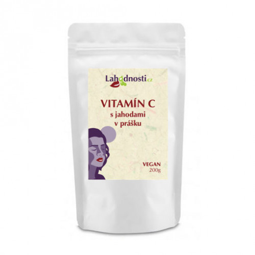 Vitamín C s jahodami 200g - podpora imunity