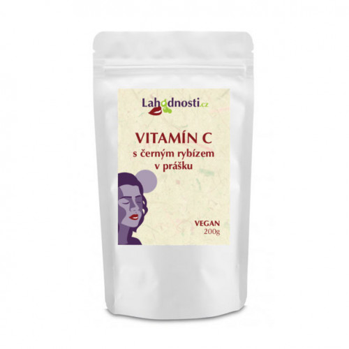 Vitamín C s černým rybízem 200g - podpora imunity