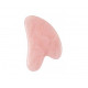 Masážní kámen na obličej GUA SHA růžový křemen 1 kus