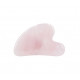 Masážní kámen na obličej GUA SHA růžový křemen 1 kus