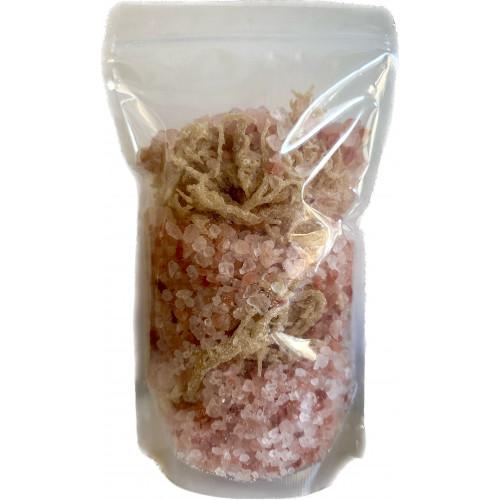 Červená himalájská sůl s Irským mechem do koupele 1 kg