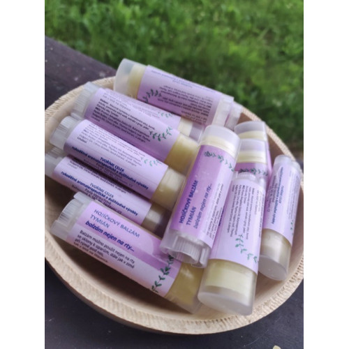 Hojíčkový balzám - Tymián 5ml. Balzám nejen na rty.