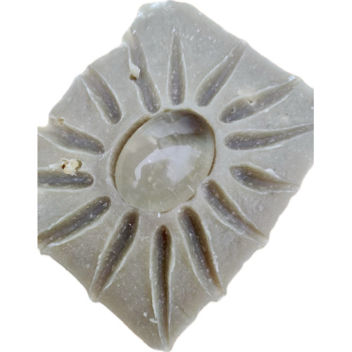 "Očista těla i duše"  - Mýdlo Irský mech 120g s drahým kamenem Růženín