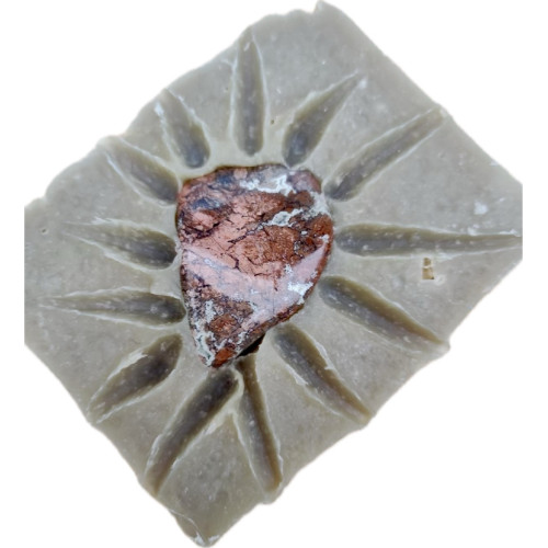 "Očista těla i duše"  - Mýdlo Irský mech 120g s drahým kamenem Růženín