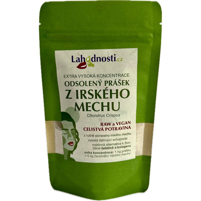 120G Odsolený prášek z Irského mechu - vegan alternativa kolagenu