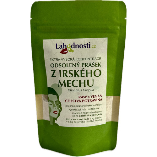 220G Odsolený prášek z Irského mechu - vegan alternativa kolagenu