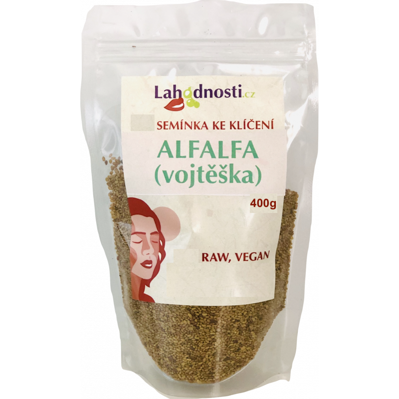 Alfalfa (vojtěška) BIO - semínka ke klíčení 200g (Evropa)