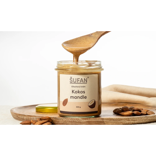 prostě lahodné: kokosovo-mandlový krém 330g VEGAN, bez přidaného cukru