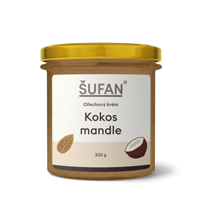 prostě lahodné: kokosovo-mandlový krém 330g VEGAN, bez přidaného cukru