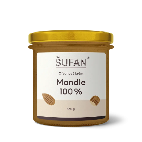 prostě lahodně: mandlový krém 330g VEGAN, bez přidaného cukru