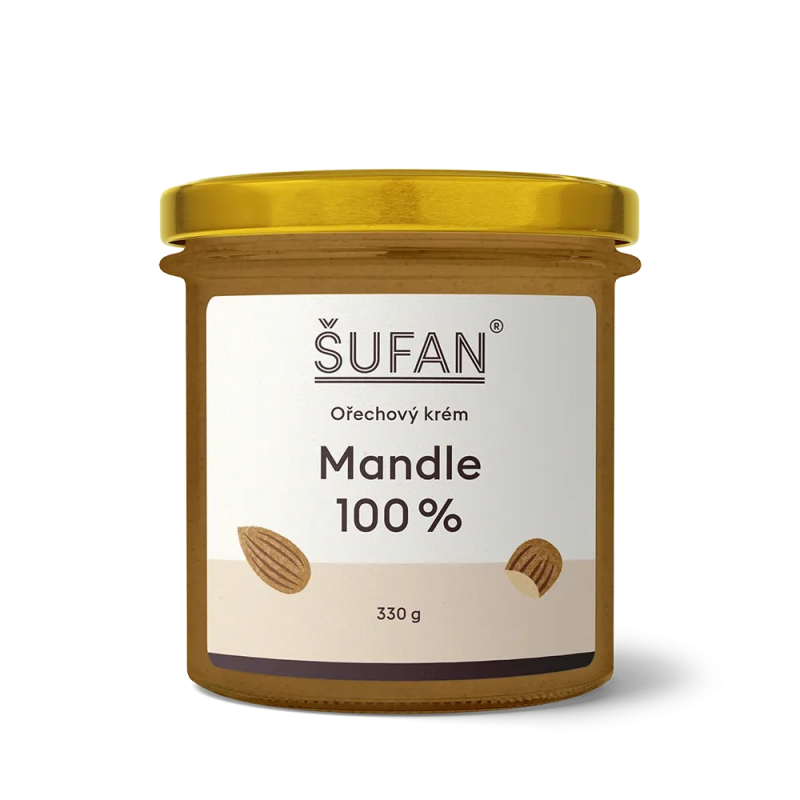 prostě lahodně: mandlový krém 330g VEGAN, bez přidaného cukru