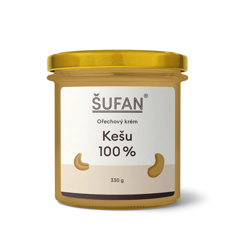 prostě lahodné: kešu krém 100% 330g VEGAN, SLOW pražené