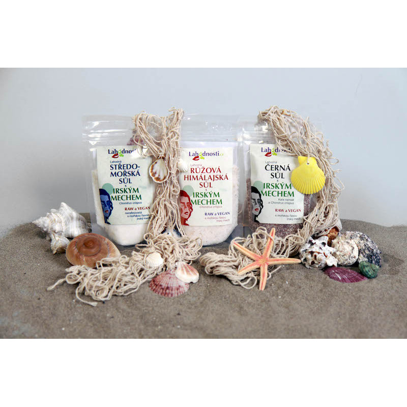 Sada solí s Irským mechem 3 druhy